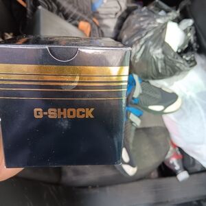 G-shock watch black and gold